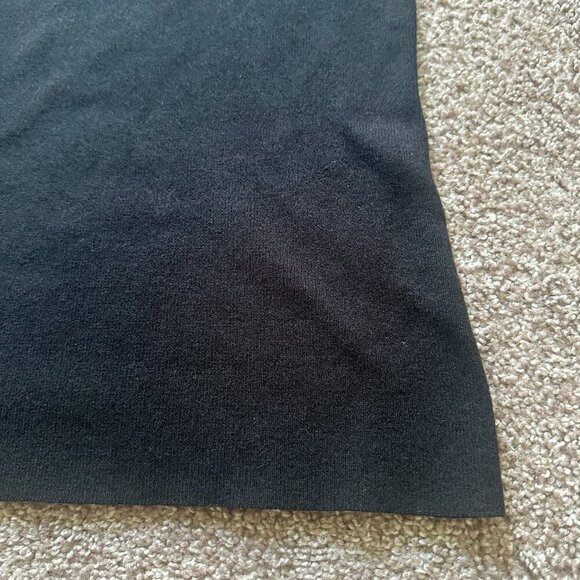 Ann Taylor Factory Black Knit Short Sleeve Shirt Women's Size Small Office Work - Picture 7 of 14